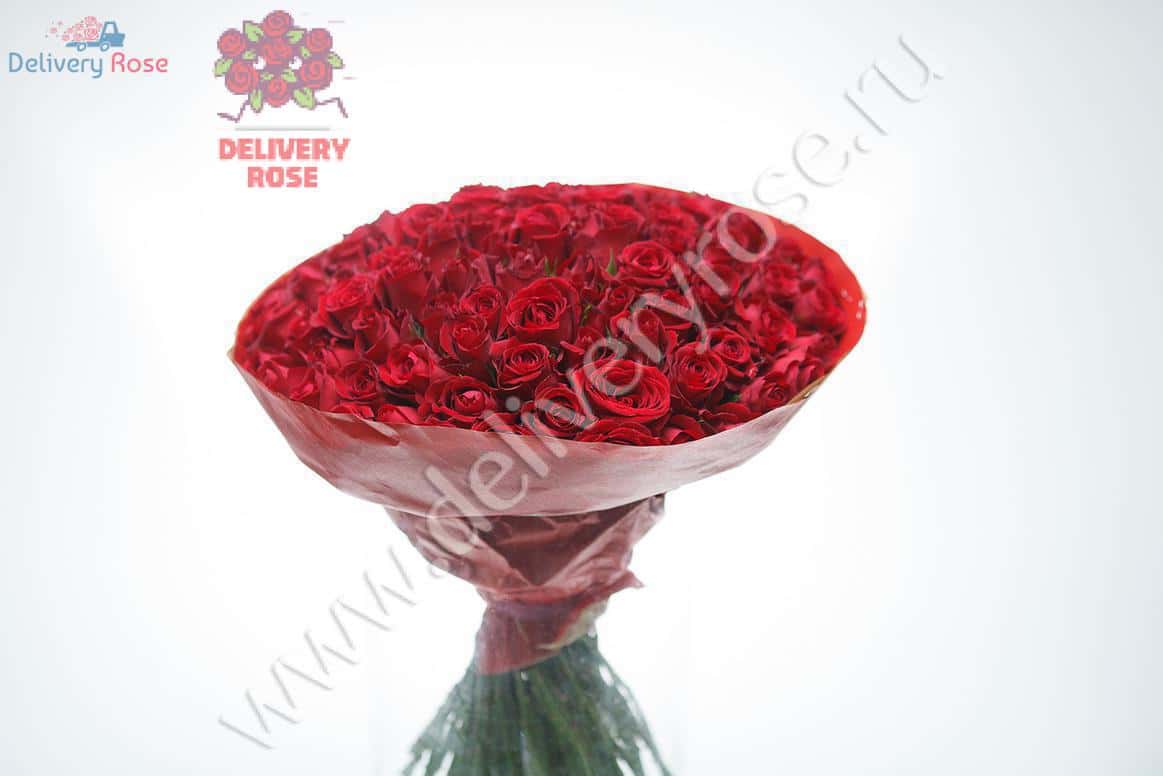 Букет из 101 красной розы