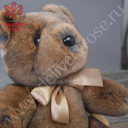 Меховой мишка «Тедди» (коричневый)