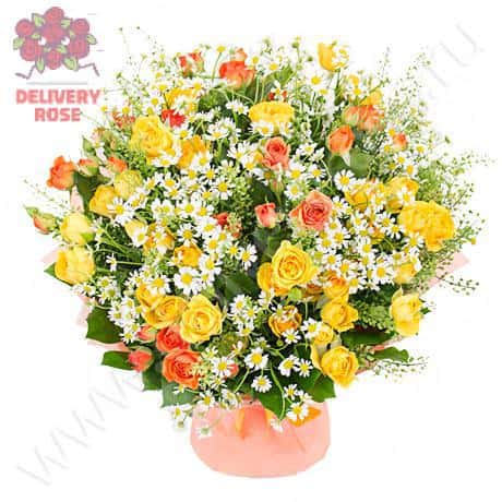 Букет «Солнечное лето» (средний)