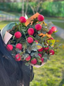 Букет Пионов "Корал Шарм" 15 шт.