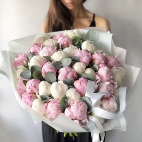 Букет из Пионов 19 шт.